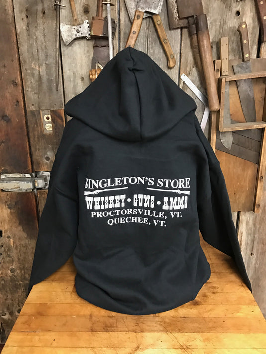 Singleton's General Store Black Zip Up Hoodie