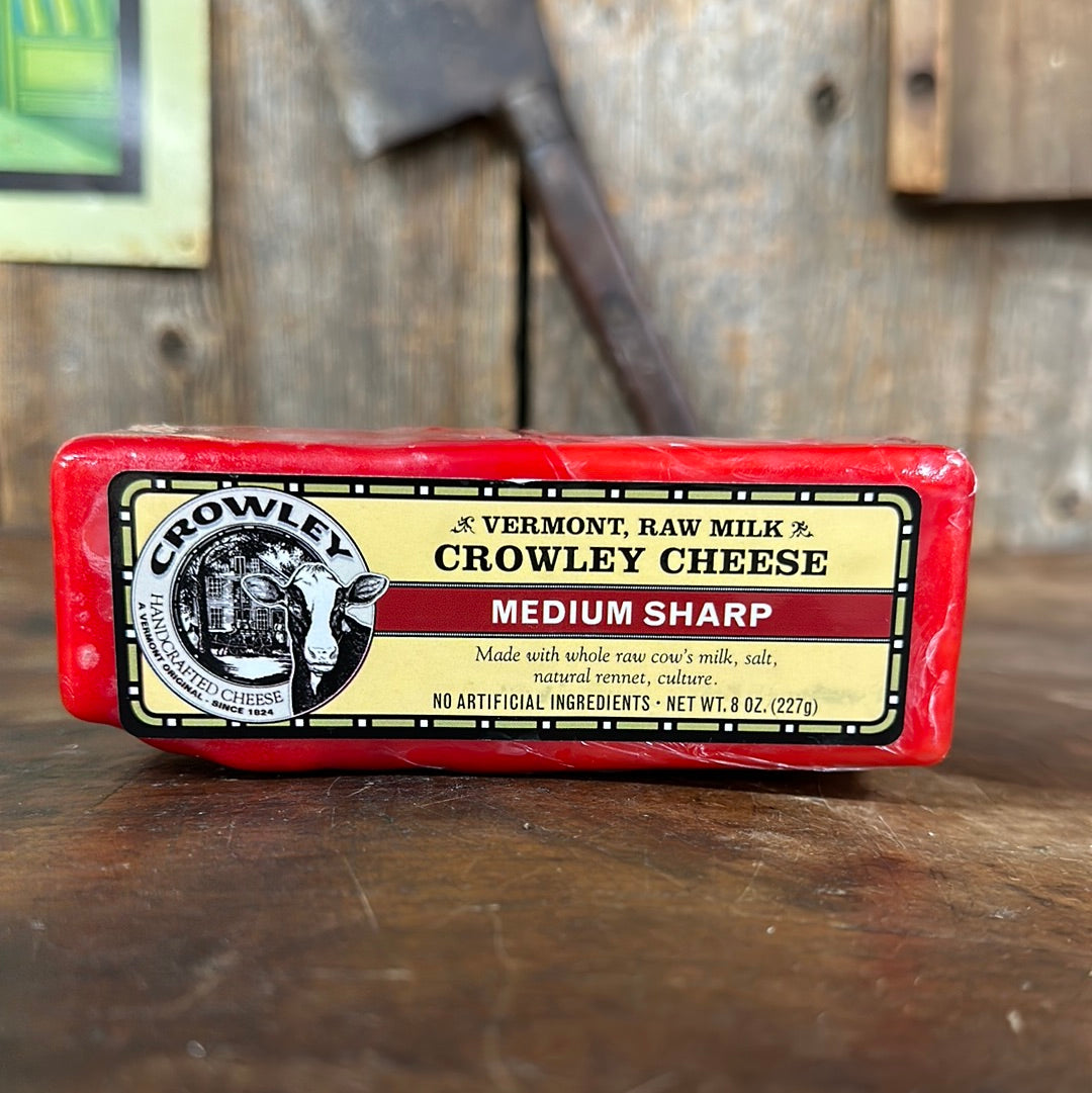 Vermont Crowley Cheese Medium Sharp Singletons General Store