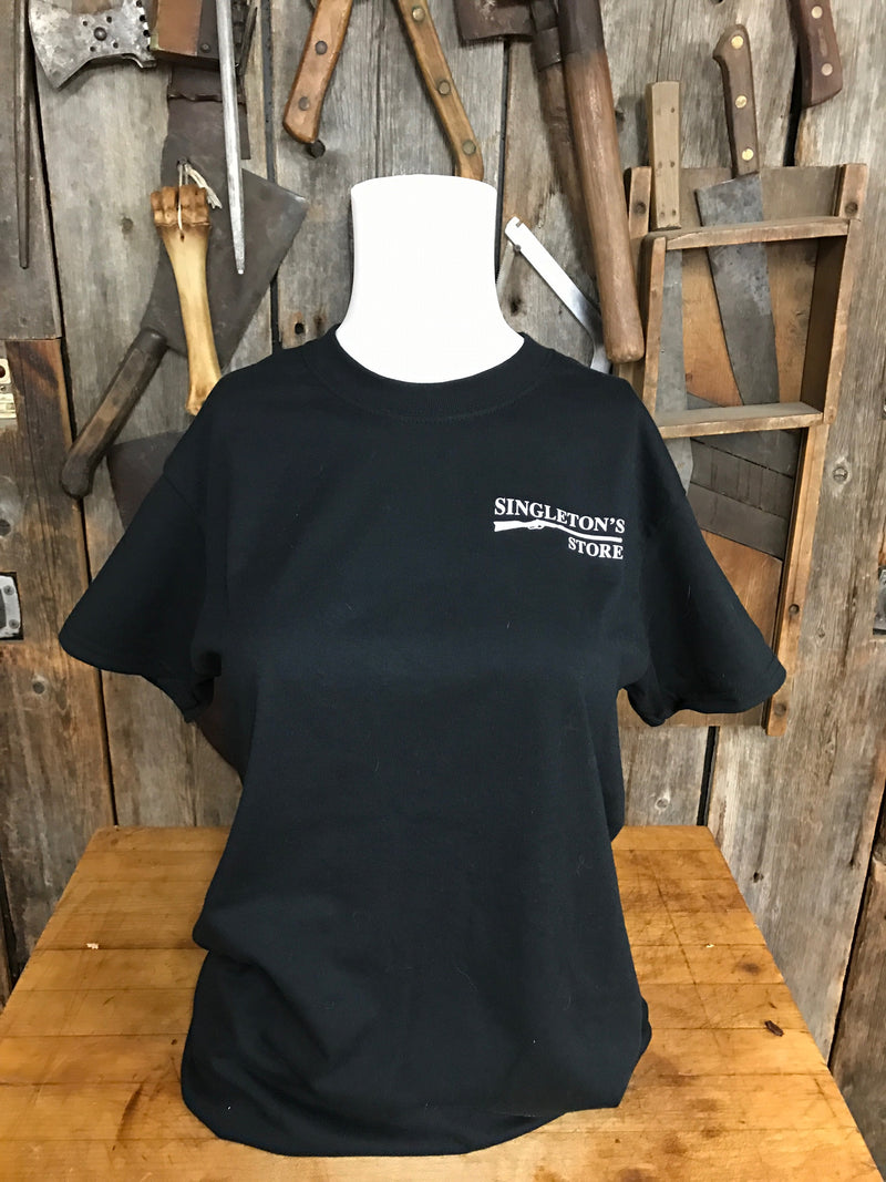 Load image into Gallery viewer, Singleton&#39;s General Store Black T-Shirt
