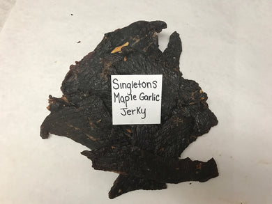 1/4 Pound of Singleton's Maple Garlic Jerky