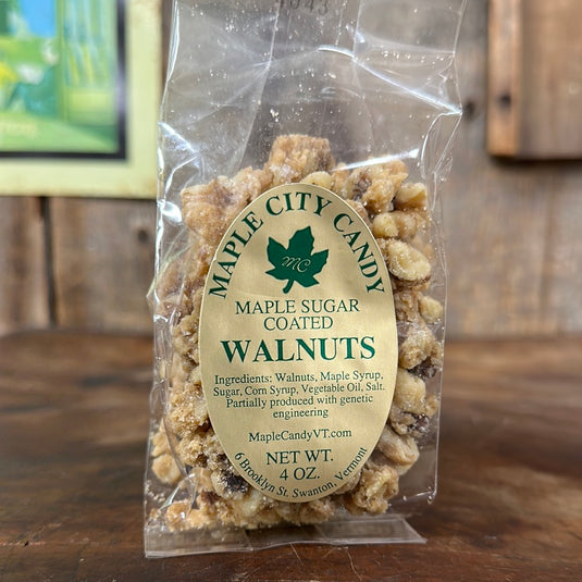 Maple City Candy Maple Sugar Coated Walnuts